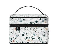 Terrazo Mármol Pastel, Bolsa de Maquillaje Bolsa de cosméticos Bolsa de Aseo de Viaje portátil Estuche para lápices