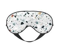 Terrazo Mármol Pastel, Cubreojos completos Antifaz bloqueador de luz Antifaz para dormir Antifaz suave con los ojos vendados Noche