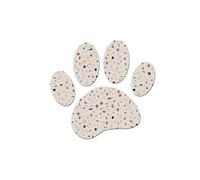 Terrazzo Dog Paw Print Art: 120 lined paper journal. 6" x 9" (15.24 x 22.86 cm) (Gifts For Dog Lovers)
