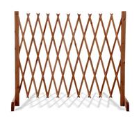 TERRE JARDIN - Barrera de Seguridad Extensible, de 30 a 150 x 90 cm - Barrera de Seguridad, Perro Sin Taladrar de Madera - Barrera de Protección Extensible, Retráctil, Animales