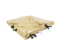 TERRE JARDIN Lona de Repuesto Carpa Adosada 4 x 3 m de Poliéster 180 g/m², Toldo de Terraza Lona Carpa de Jardín Exterior - Lona de Repuesto Pérgola Jardín Exterior