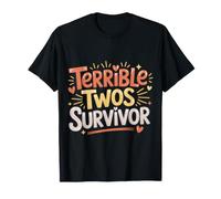 Terrible Twos Survivor Caos Infantil |- Camiseta