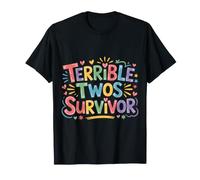 Terrible Twos Survivor Caos Infantil |- Camiseta