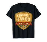 Terrible Twos Survivor Caos Infantil |- Camiseta