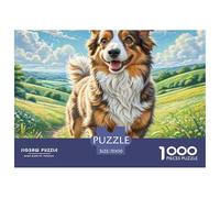 Terrier Airedale Puzzle 1000 Piezas Obra De Arte De Juego De Rompecabezas Regalos para Hombres A Partir De 14 Años 70x50cm/1000pcs