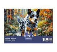 Terrier Airedale Puzzle 1000 Piezas para Entretenimiento Creativo Regalo Diversión Decoración del Rompecabezas Juguetes Desafiantes Adultos Y Niños A Partir De 12 Años 38x26cm/1000pcs