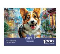 Terrier Airedale Puzzle 1000 Piezas para Pasatiempo Creativo Clásicos Regalos Decoración del Rompecabezas Desafiante Noches De Juegos Adultos Y Niños A Partir De 12 Años 52x38cm/1000pcs