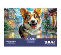 Terrier Airedale Puzzle 1000 Piezas Pasatiempo Creativo Clásicos Regalos Decoración del Rompecabezas Juguetes Desafiantes Adultos Y Niños A Partir De 12 Años 70x50cm/1000pcs