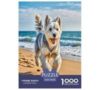 Terrier Americano de Staffordshire Rompecabezas Imposible,desafío para Adultos Juego EduGatoivo 1000 Piezas Obra De Arte De Juego De para Adultos Y Niños A Partir De 12 Años 70x50cm/1000pcs