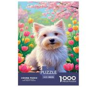 Terrier blanco de West Highland Puzzle De 1000 Piezas Un Desafiante Juguetes Resistentes A La Presión Para Toda La Familia Regalos Para Mujeresregalos Para Hombres Para Adultos Y Niños 38x26cm/1000pcs