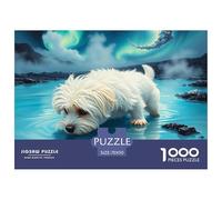 Terrier Blanco de West Highland Puzzles 1000 Pièces Pour Adultes Sur Le Thème De Mascota Perro Premium Quality Défi Jouets Activité Familiale Parfaite Jeu Relaxant 70x50cm/1000pcs