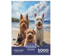 Terrier Blanco de West Highland Puzzles Imposible,desafío for Adults Entretenimiento Creativo 1000 Piezas Obra De Arte De Juego De para Adultos Y Niños A Partir De 12 Años 70x50cm/1000pcs