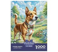 Terrier de Boston 1000 Piezas Jigsaw Divertidos DecoracióN Familiar Jigsaw Juegos Educativos para Adultos 38x26cm/1000pcs