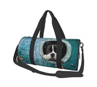 Terrier de Boston, Bolsa de Viaje de Gran Capacidad, Bolso Redondo, Bolsa de Viaje Deportiva, Bolsa de Mano, Bolsa de Fitness