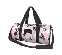 Terrier de Boston, Bolsa de Viaje de Gran Capacidad, Bolso Redondo, Bolsa de Viaje Deportiva, Bolsa de Mano, Bolsa de Fitness
