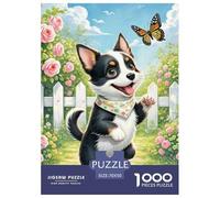 Terrier de Boston Puzle De 1000 Piezas Rompecabezas DIY Perro Mascota Juego Educativo Juegos De Rompecabezas para Toda La Familia para Adultos Y Niños Mayores De 12 Años70x50cm/1000pcs