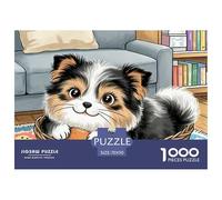 Terrier de Boston Puzzle 1000 Piezas Pasatiempo Creativo, Regalo, Diversión Perro Mascota Juego Educativo Rompecabezas para Adultos Y Niños Juguete Colorido para Niños De 8 A 12 Años70x50cm/1000pcs