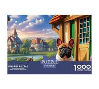 Terrier de Boston Puzzle para Adultos Desafío Multicolor De Alta Complejidad - El Regalo Navideño Ideal para Un Público Amplio: Mujeres, Hombres, Adultos Y Niños 14+ 38x26cm/1000pcs