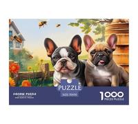 Terrier de Boston Puzzle para Adultos Rompecabezas Imposible, Multicolor Y Único - El Regalo Original para Una Navidad Inolvidable, Recomendado Desde 14 Años 70x50cm/1000pcs