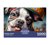 Terrier de Boston Rompecabezas para Adultos Un Desafío De Alta Definición para La Mente Excelencia para El Público Adulto (A Partir De 14 Años) 38x26cm/1000pcs