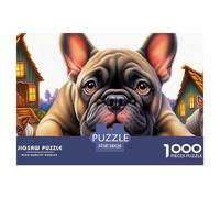 Terrier de Boston Rompecabezas para Adultos Un Desafío Extremo con Imágenes De Alta Definición Desean, para Mayores De 14 Años 38x26cm/1000pcs