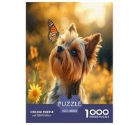 Terrier de Seda Australiano Puzzles Imposible,desafío for Adults Entretenimiento Creativo 1000 Piezas Obra De Arte De Juego De para Adultos Y Niños Mayores De 12 Años 38x26cm/1000pcs