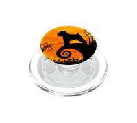 Terrier de Trigo de Capa Blanda Perro y Luna Divertido PopSockets PopGrip para MagSafe