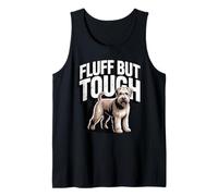 Terrier de Trigo Suave Peludo Pero Duro Camiseta sin Mangas