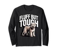 Terrier de Trigo Suave Peludo Pero Duro Manga Larga