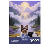 Terrier de Yorkshire 1000 Piece Jigsaw Puzzles for Adults Perfect for Relaxation Jigsaw Puzzle Home Decors for The Whole Family 70x50cm/1000pcs