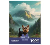 Terrier de Yorkshire 1000 Piece Jigsaw Puzzles for Adults Perfect for Relaxation Jigsaw Puzzle Home Decors for The Whole Family 38x26cm/1000pcs