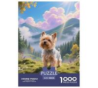 Terrier de Yorkshire 1000 Piece Jigsaw Puzzles for Adults Perfect for Relaxation Jigsaw Puzzle Home Decors for The Whole Family 38x26cm/1000pcs