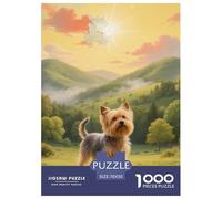 Terrier de Yorkshire 1000 Piece Puzzle Games for Adults Perfect for Relaxation Jigsaw Puzzle Home Decoration for The Whole Family 70x50cm/1000pcs