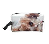 Terrier de Yorkshire, Bolsa de Maquillaje Bolsa de cosméticos Bolsa de artículos de tocador de Viaje portátil Organizador de Bolsa de Maquillaje