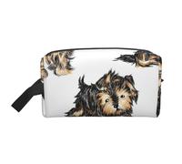 Terrier de Yorkshire, Bolsa de Maquillaje Bolsa de cosméticos Bolsa de artículos de tocador de Viaje portátil Organizador de Bolsa de Maquillaje