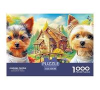Terrier de Yorkshire Juego Familiar De Puzzle con La Nitidez De La Alta Definición - El Regalo Navideño Que Unirá A Mujeres, Hombres, Adultos Y Niños (A Partir De 14 Años) 52x38cm/1000pcs