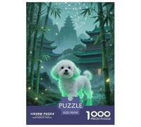 Terrier de Yorkshire Puppy Puzzle De Papel 1000 Piezas Mascota Rompecabezas Impossible Idea De Regalo para Ella O Él para Adultos Y Jóvenes 70x50cm/1000pcs