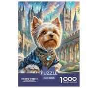 Terrier de Yorkshire Puzzle 1000 Piezas Impresión De Alta Definición Colorido Desafiante Regalo para Niños para Adultos Y Niños Mayores 38x26cm/1000pcs