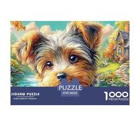 Terrier de Yorkshire Puzzle para Adultos Desafío Multicolor De Alta Complejidad - El Regalo Navideño Ideal para Un Público Amplio: Mujeres, Hombres, Adultos Y Niños 14+ 38x26cm/1000pcs