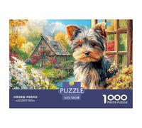 Terrier de Yorkshire Puzzle para Adultos Obra De Arte Desafiante para Los Sentidos - El Regalo Navideño Que Conquista A Mujeres, Hombres, Adultos Y Niños (Edad Recomendada: 14+) 52x38cm/1000pcs