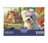Terrier de Yorkshire Puzzle para Adultos Un Imposible Rompecabezas De Alta Definición - El Regalo Original Y Sorprendente para Esta Navidad, Recomendado Desde 14 Años 38x26cm/1000pcs