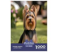 Terrier de Yorkshire Rompecabezas Imposible,desafío para Adultos Juego EduGatoivo 1000 Piezas Obra De Arte De Juego De para Adultos Y Niños 38x26cm/1000pcs
