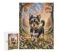 Terrier escocés Puzzle 1000 Piezas Obra De Arte Moderna Linda Mascota Animals Rompecabezas 3D para Adultos Y Niñas A 14 Años DIY Creativo Aliviar Estrés Estera Portátil 500 PCS
