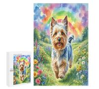 Terrier escocés Puzzle 1000 Piezas Portátil 3D Familiar Linda Mascota Animals Estera Rompecabezas para Adultos Y Niñas A 14 Años DIY Creativo Aliviar Estrés Decoración Hogar 1000 PCS