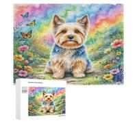 Terrier escocés Puzzles 1000 Piezas Maquetas 3D Familiar Linda Mascota Animals Construir DIY Moderno para Niños A 12 Años Y Adultos Desafío Intelectual Decoración Hogar 500 PCS