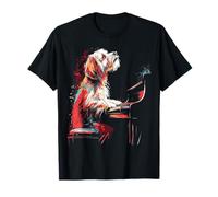 Terrier tibetano perro gráfico mascota arte terrier tibetano Camiseta