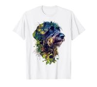 Terrier tibetano perro motivo mascota arte terrier tibetano Camiseta