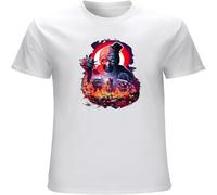 Terrifier 2 Art The Clown Horror Cult Movie Mens T-Shirt Printed Graphic Top Unisex tee Short Sleeve Tops White M