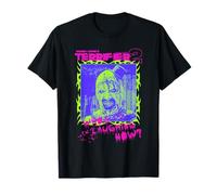 Terrifier 2 Neon Who's Laughing Art The Clown Horror Movie Camiseta