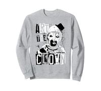 Terrifier Art The Clown Bloody Face High Contrast Horror Sudadera